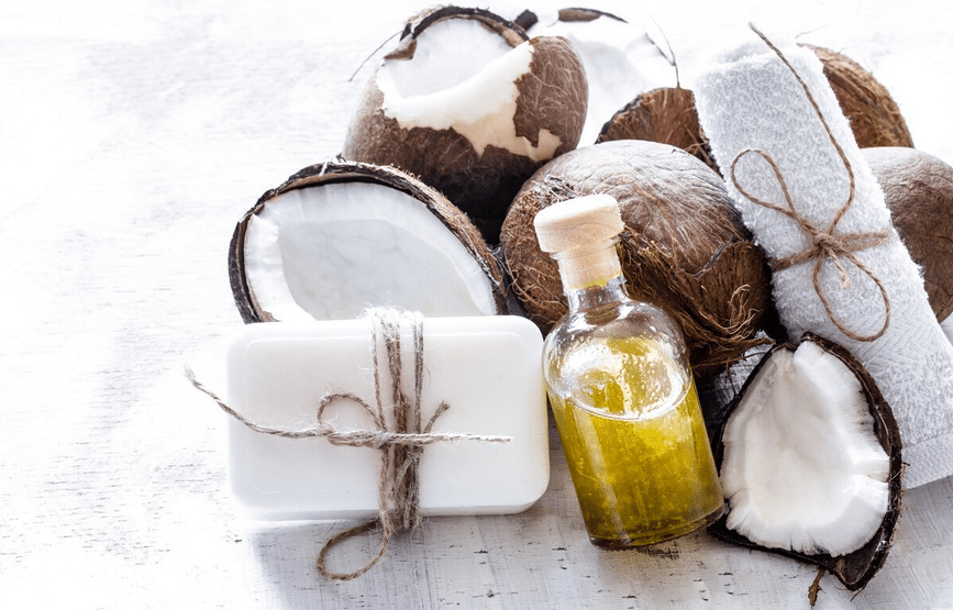Suntan with Coconut Oil Massage