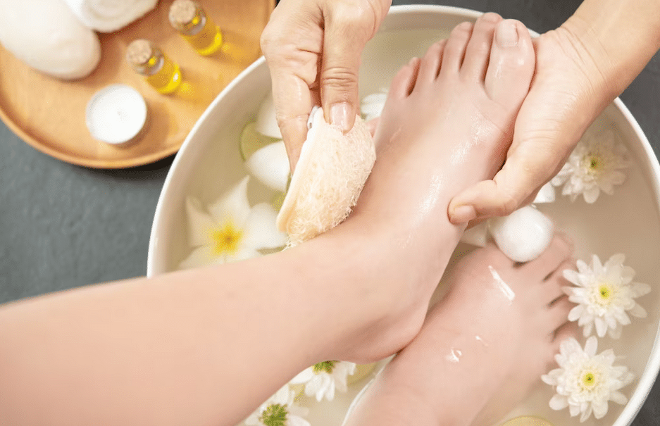 Pedicure with Foot Scrub