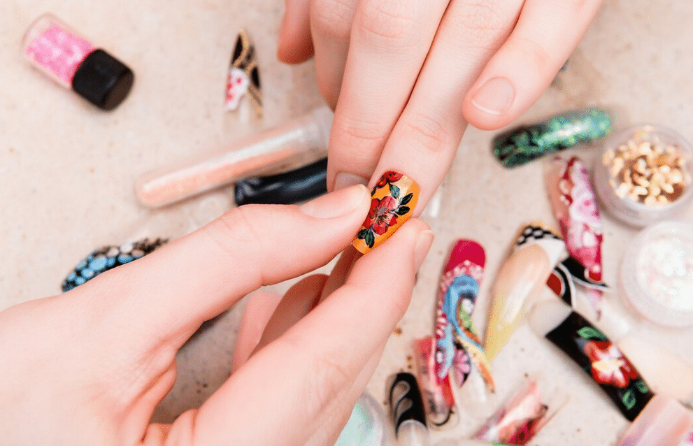 French Paint and Art Nail