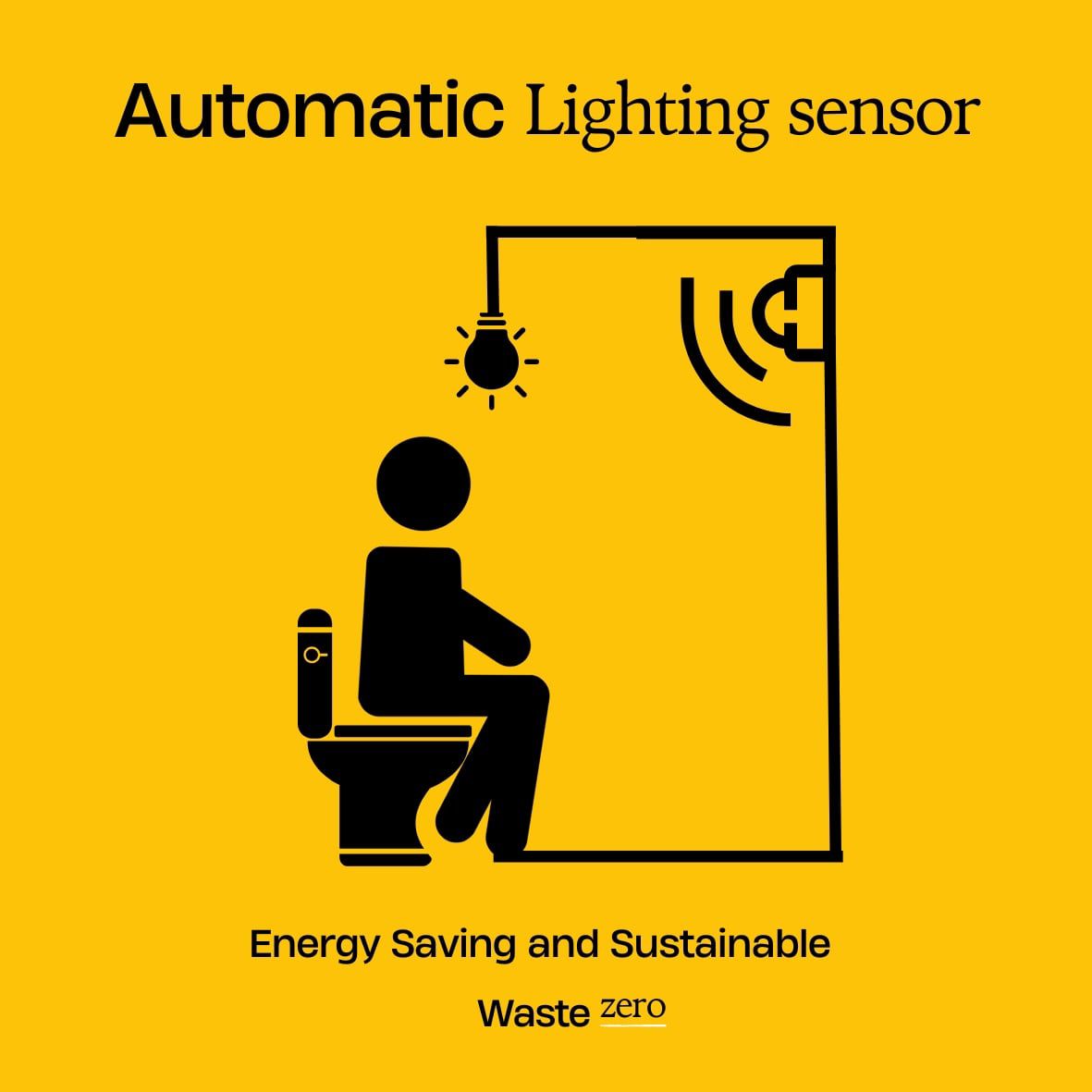 Automatic light sensors at Dusita Spa — part of our energy-saving commitment
